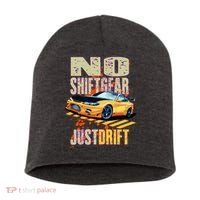 No Shiftgear Just Drift Car Fanatic Short Acrylic Beanie thumb 0