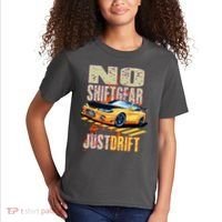 No Shiftgear Just Drift Car Fanatic Kids T-Shirt thumb 2