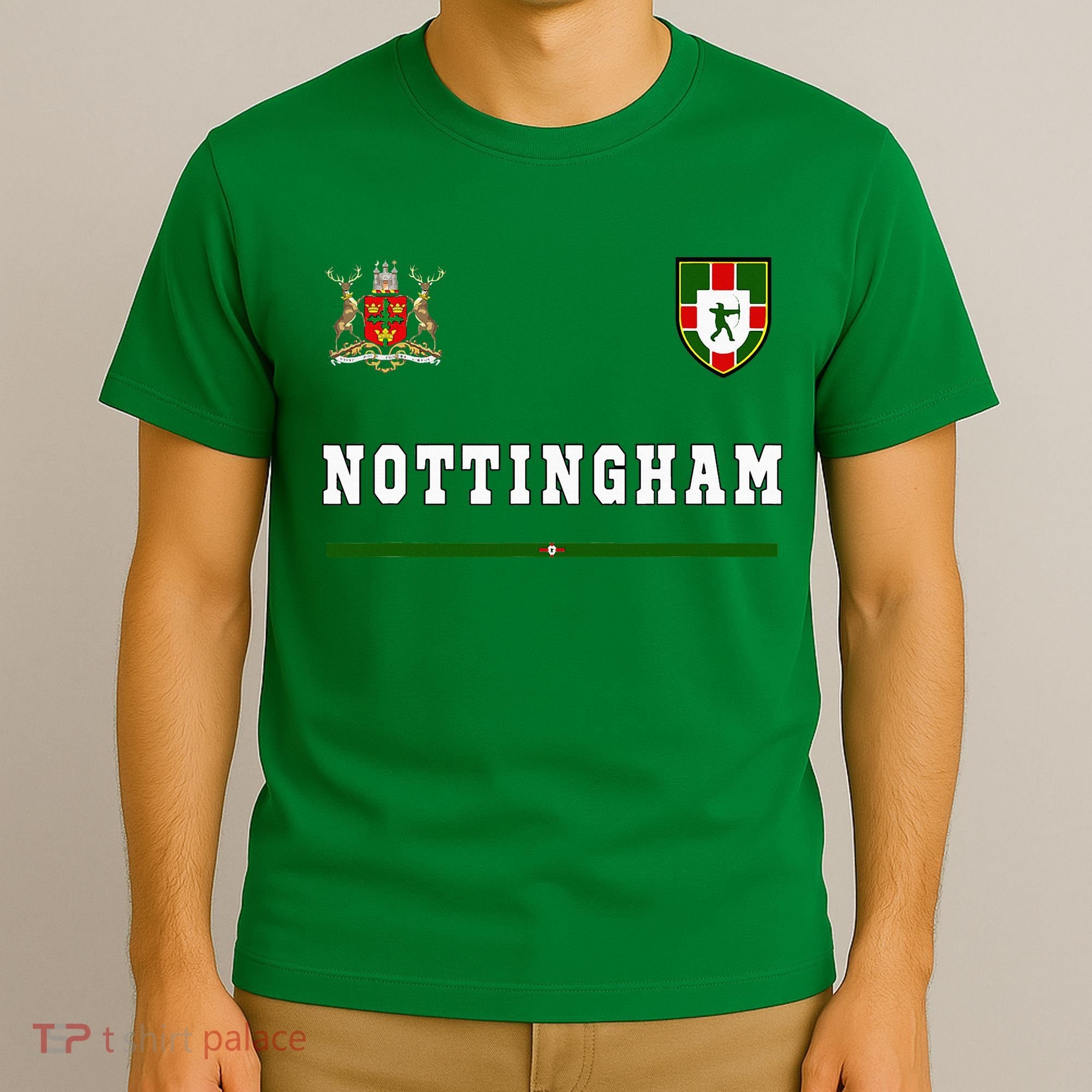 Nottingham Sportssoccer Jersey Flag Football T-Shirt