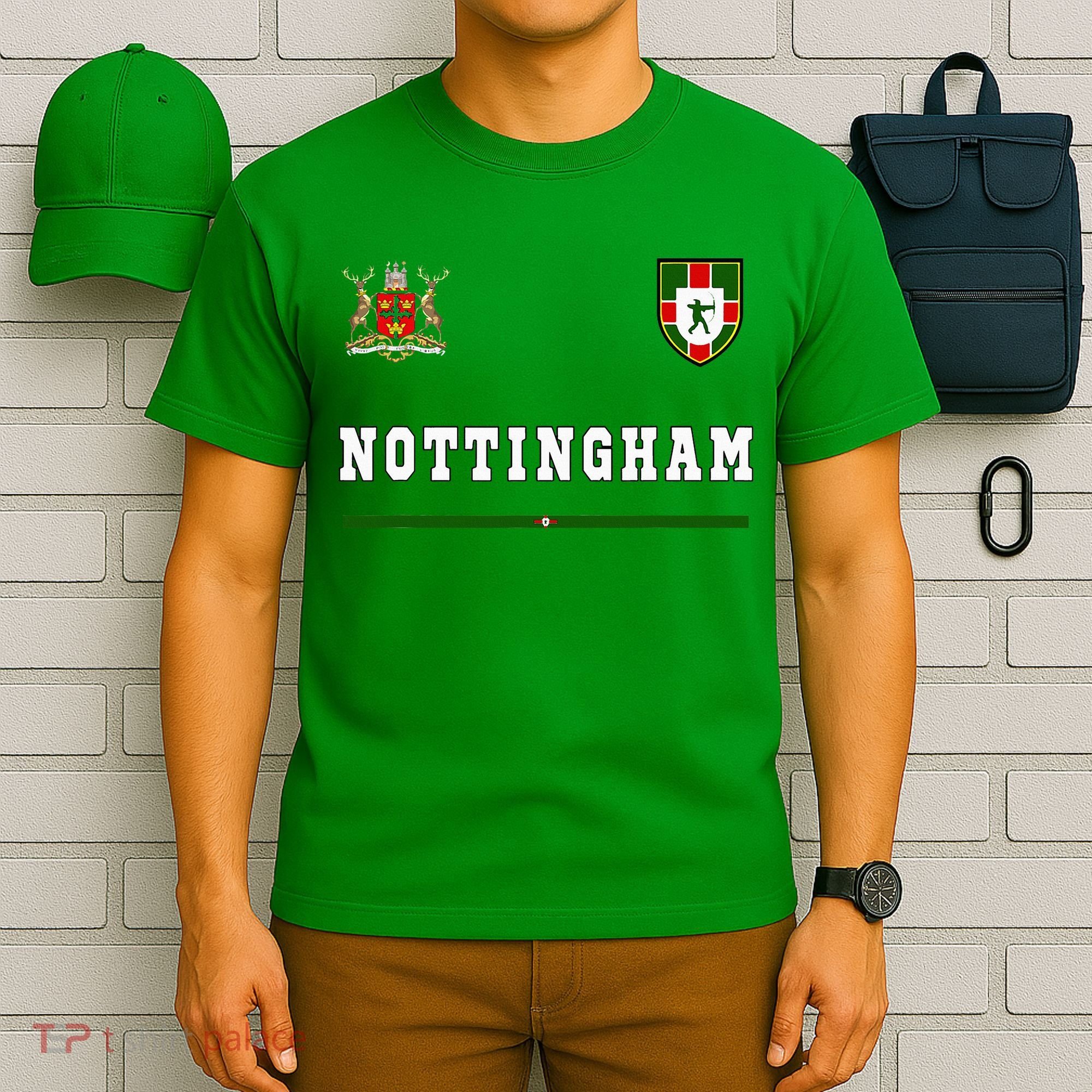 Nottingham Sportssoccer Jersey Flag Football T-Shirt
