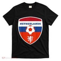 Netherlands Soccer Jersey Gift Netherlands Football Fans T-Shirt thumb 0