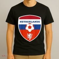 Netherlands Soccer Jersey Gift Netherlands Football Fans T-Shirt thumb 3