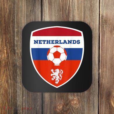 Netherlands Soccer Jersey Gift Netherlands Football Fans Coaster