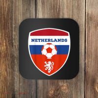 Netherlands Soccer Jersey Gift Netherlands Football Fans Coaster thumb 0