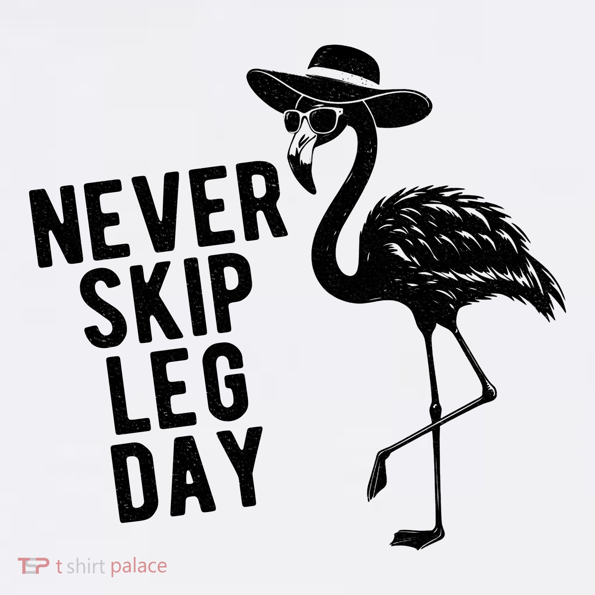 Never Skip Leg Day Flamingo Bird Apron