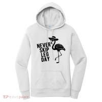 Never Skip Leg Day Flamingo Bird Women's Hoodie thumb 0