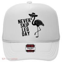 Never Skip Leg Day Flamingo Bird Hat thumb 0