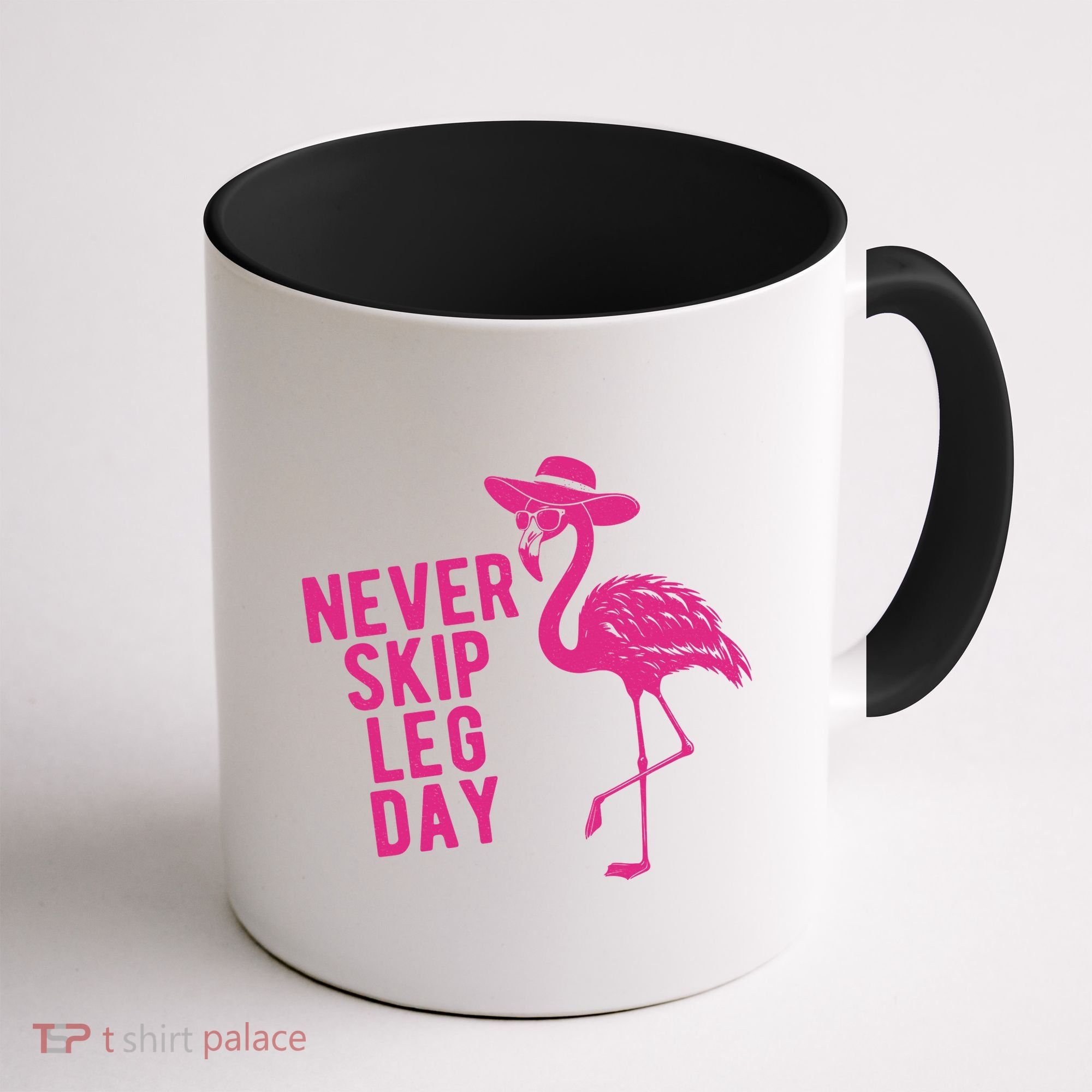 Never Skip Leg Day Flamingo Coffee Mug