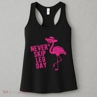 Never Skip Leg Day Flamingo Women's Tank Top thumb 3