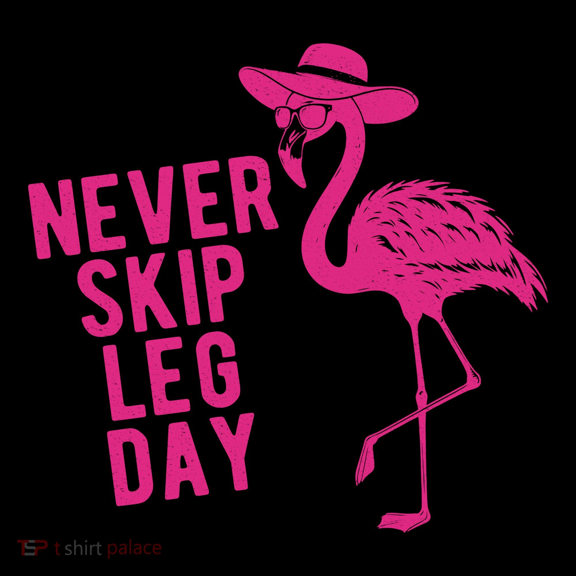 Never Skip Leg Day Flamingo Women's Tank Top