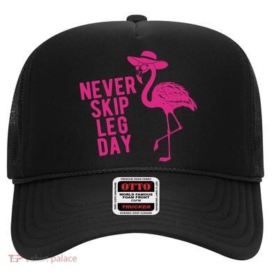 Never Skip Leg Day Flamingo Hat