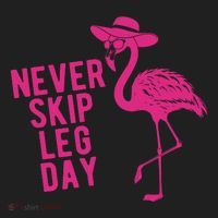 Never Skip Leg Day Flamingo Hat thumb 2