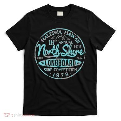 North Shore Long Board Surf T-Shirt