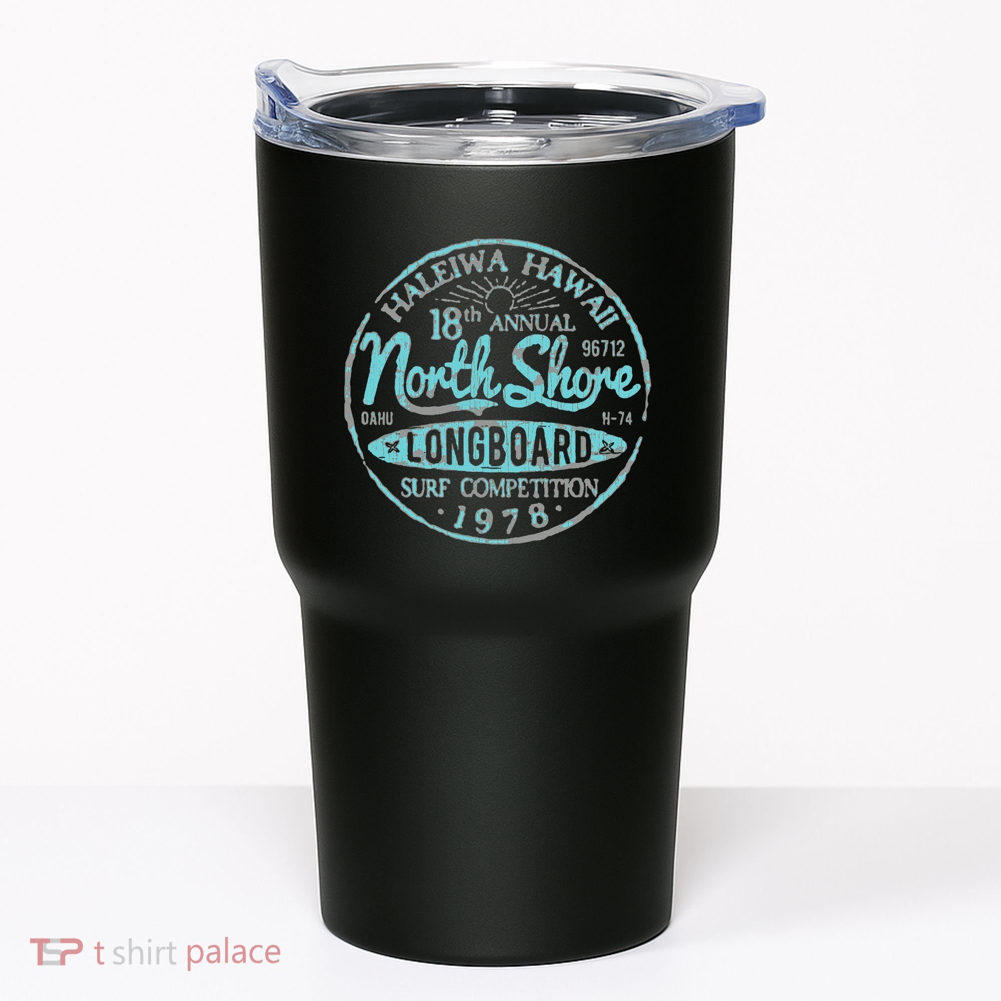 North Shore Long Board Surf Tumbler