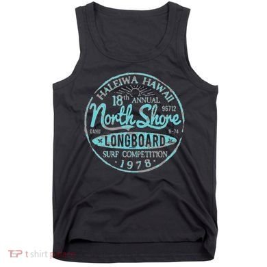 North Shore Long Board Surf Tank Top