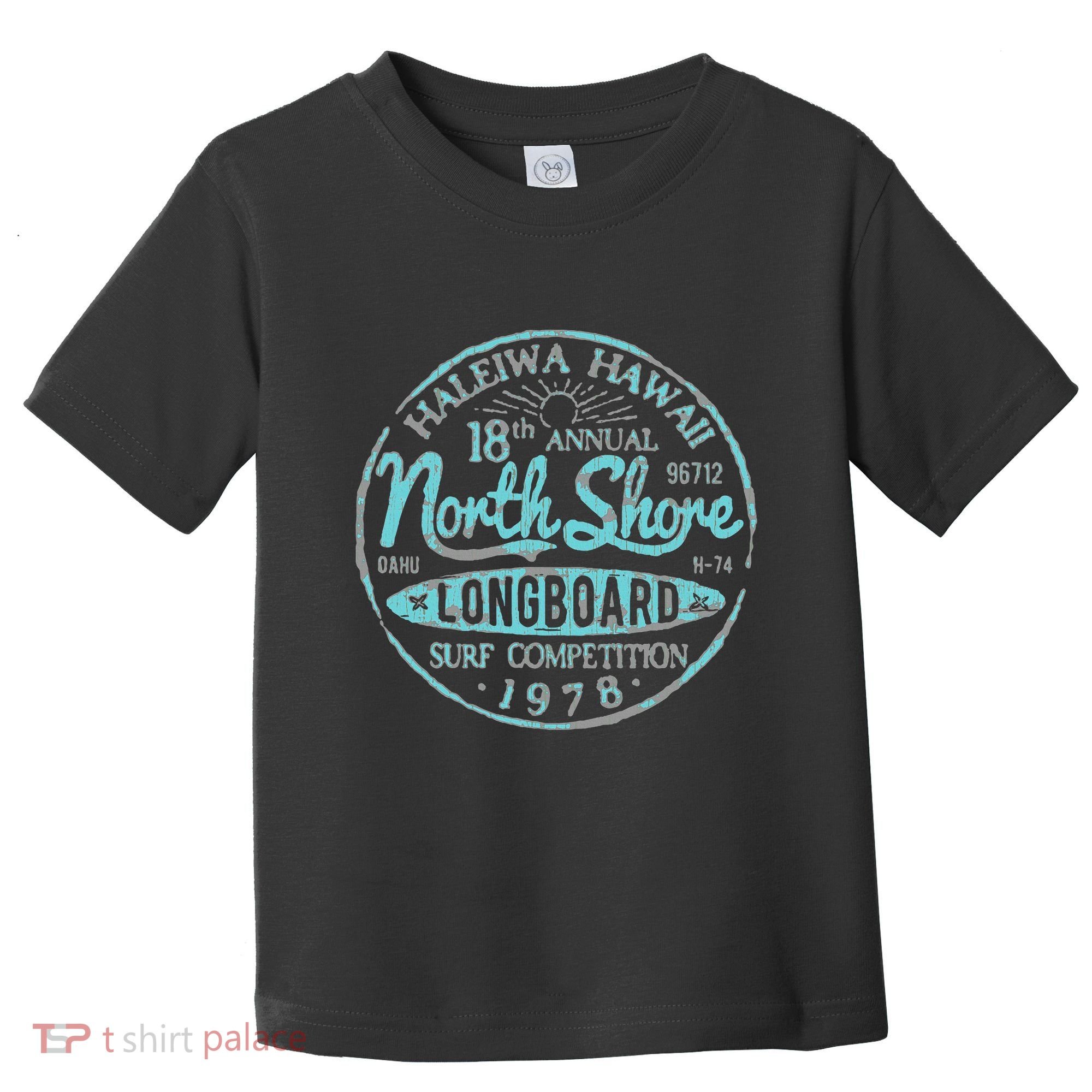 North Shore Long Board Surf Toddler T-Shirt