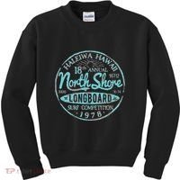 North Shore Long Board Surf Kids Sweatshirt thumb 0