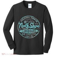 North Shore Long Board Surf Kids Long Sleeve Shirt thumb 0