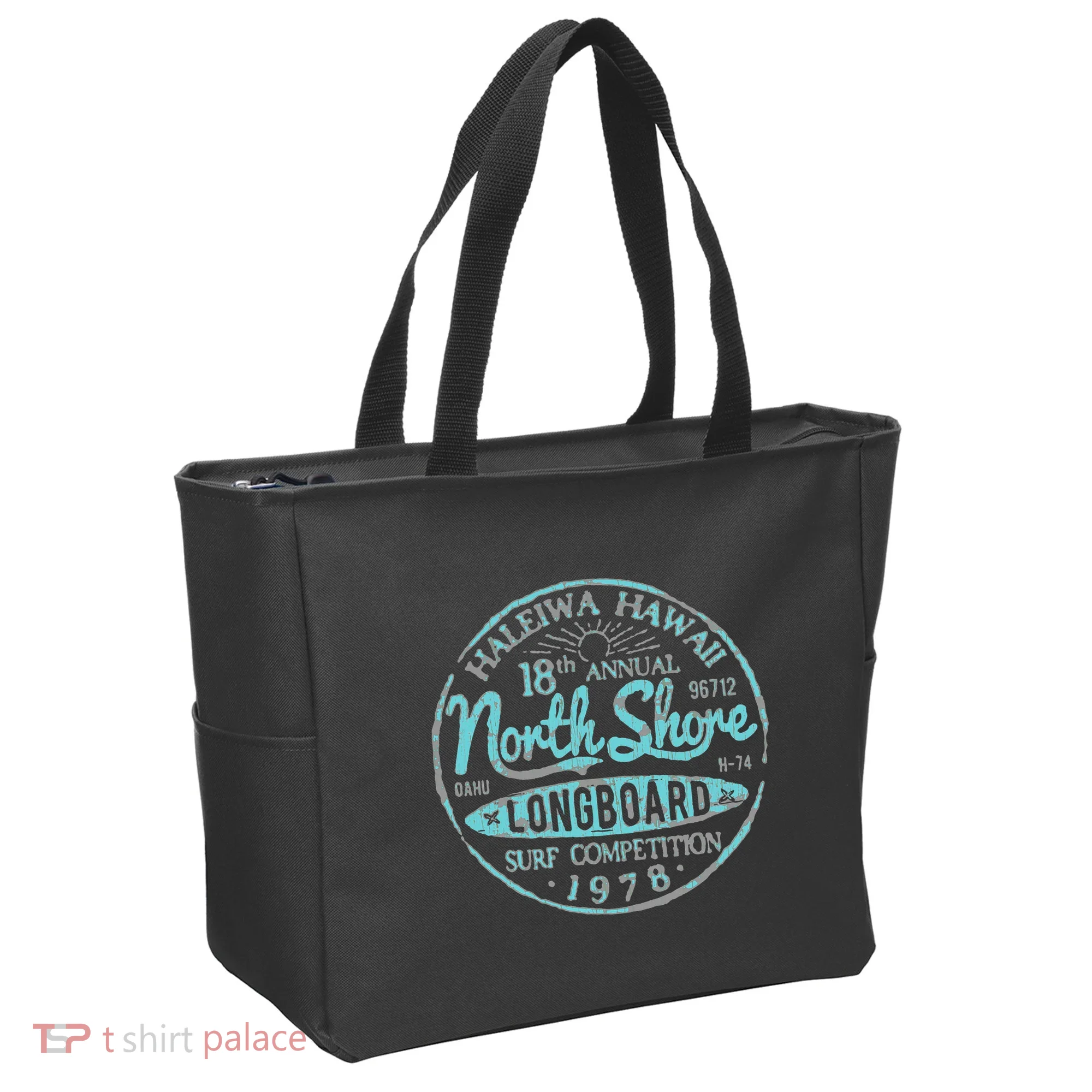North Shore Long Board Surf Tote Bag
