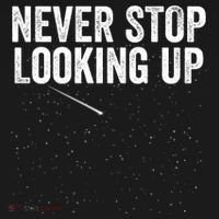 Never Stop Looking Up Space Constellation Amateur Astronomy Stargazing Astronomy Women's Hoodie thumb 2