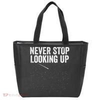 Never Stop Looking Up Space Constellation Amateur Astronomy Stargazing Astronomy Tote Bag thumb 0