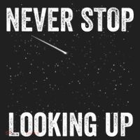 Never Stop Looking Up Stargazing Astronomy Space Constellation Amateur Astronomy Hat thumb 2