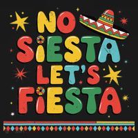 No Siesta Lets Fiesta Funny Cinco De Mayo Mexican Apron thumb 3