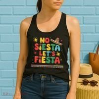 No Siesta Lets Fiesta Funny Cinco De Mayo Mexican Women's Tank Top thumb 2