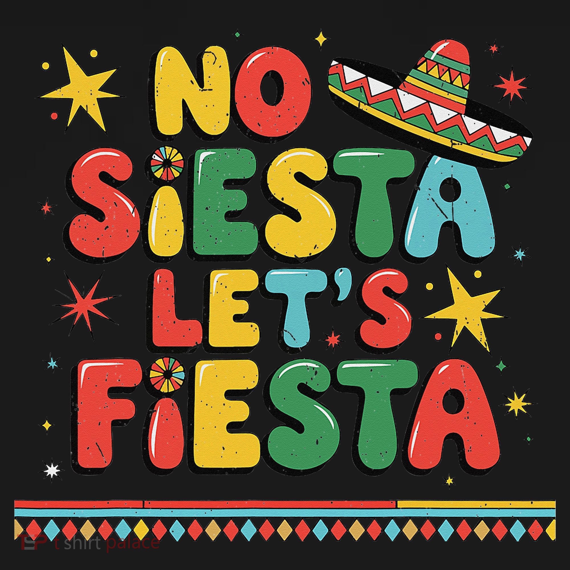 No Siesta Lets Fiesta Funny Cinco De Mayo Mexican Baby Bodysuit