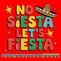 No Siesta Lets Fiesta Funny Cinco De Mayo Mexican Santa Hat thumb 1