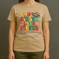 No Siesta Lets Fiesta Funny Cinco De Mayo Mexican T-Shirt thumb 4