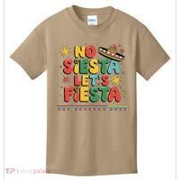 No Siesta Lets Fiesta Funny Cinco De Mayo Mexican Kids T-Shirt thumb 0