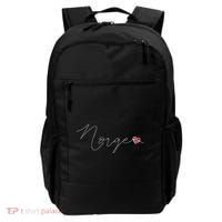 Norge Simple Love Norwegian Flag Heart On Norway Backpack thumb 0