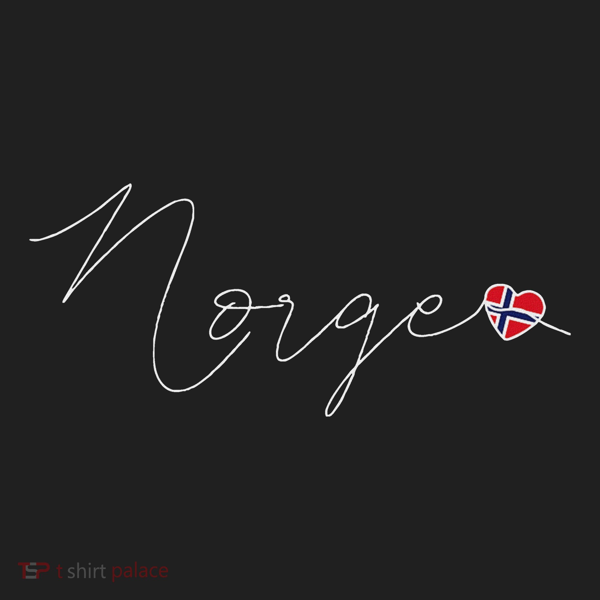 Norge Simple Love Norwegian Flag Heart On Norway Beanie