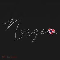 Norge Simple Love Norwegian Flag Heart On Norway Women's Hoodie thumb 2