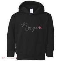 Norge Simple Love Norwegian Flag Heart On Norway Toddler Hoodie thumb 0