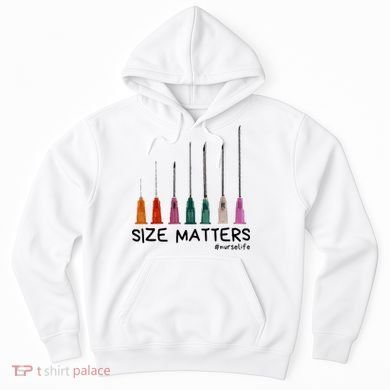 Needle Size Matters Funny Nursing Cna Nurse Life Hoodie