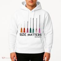 Needle Size Matters Funny Nursing Cna Nurse Life Hoodie thumb 2