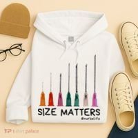 Needle Size Matters Funny Nursing Cna Nurse Life Hoodie thumb 4