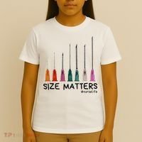 Needle Size Matters Funny Nursing Cna Nurse Life T-Shirt thumb 4