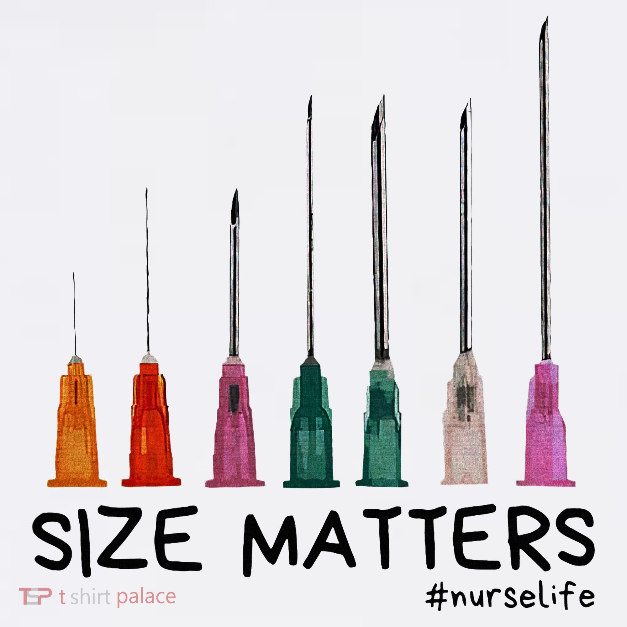 Needle Size Matters Funny Nursing Cna Nurse Life Women's Tank Top