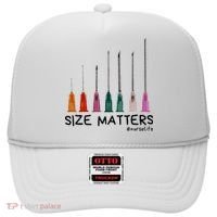 Needle Size Matters Funny Nursing Cna Nurse Life Hat thumb 0