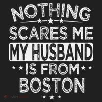 Nothing Scares Me My Husband Is From Boston Beanie thumb 2