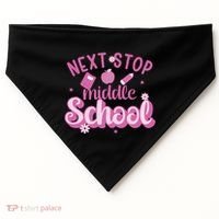 Next Stop Middle School Graduation USA-Made Doggie Bandana thumb 0