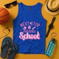 Next Stop Middle School Graduation Tank Top thumb 4