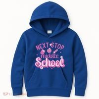 Next Stop Middle School Graduation Kids Hoodie thumb 0