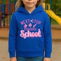 Next Stop Middle School Graduation Kids Hoodie thumb 3