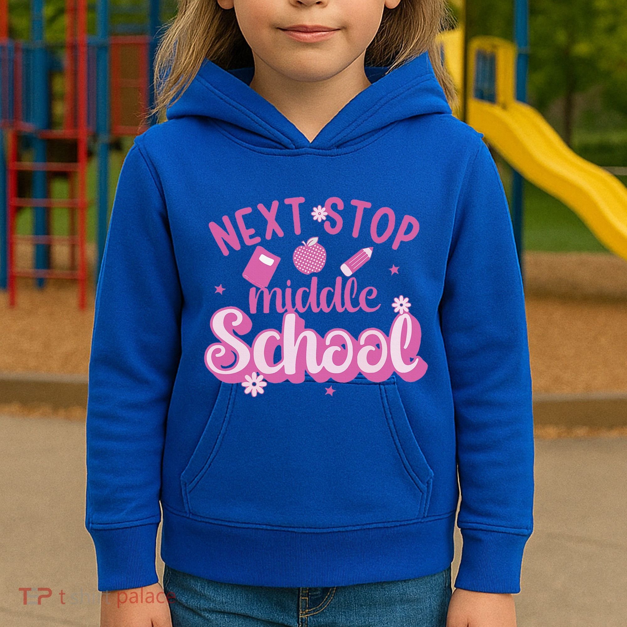 Next Stop Middle School Graduation Kids Hoodie