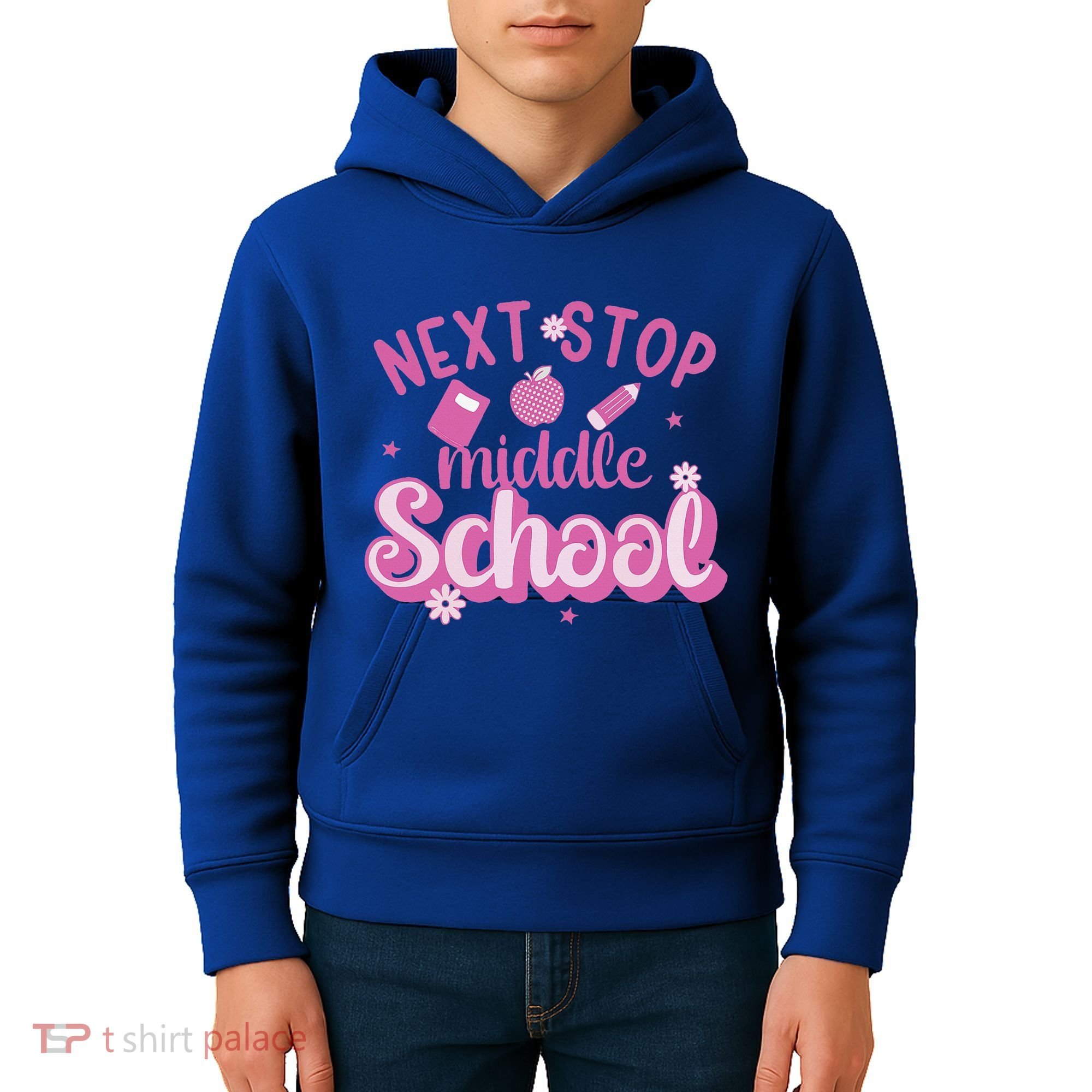 Next Stop Middle School Graduation Kids Hoodie