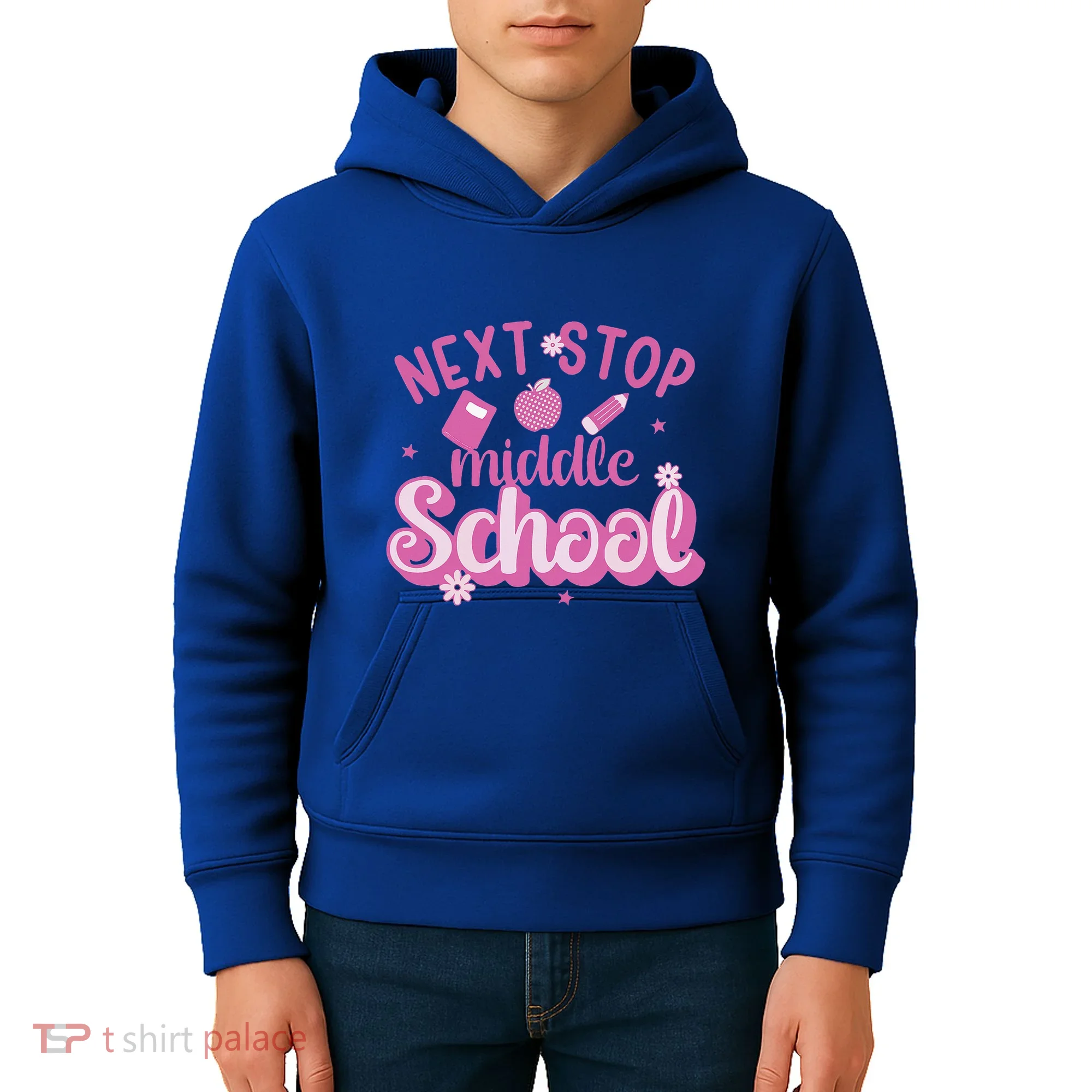 Next Stop Middle School Graduation Kids Hoodie